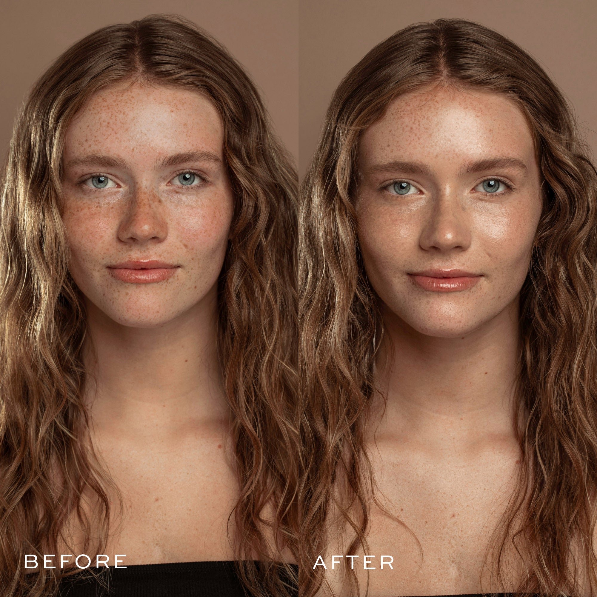 before and after of tinted wonderscreen shade 1 application