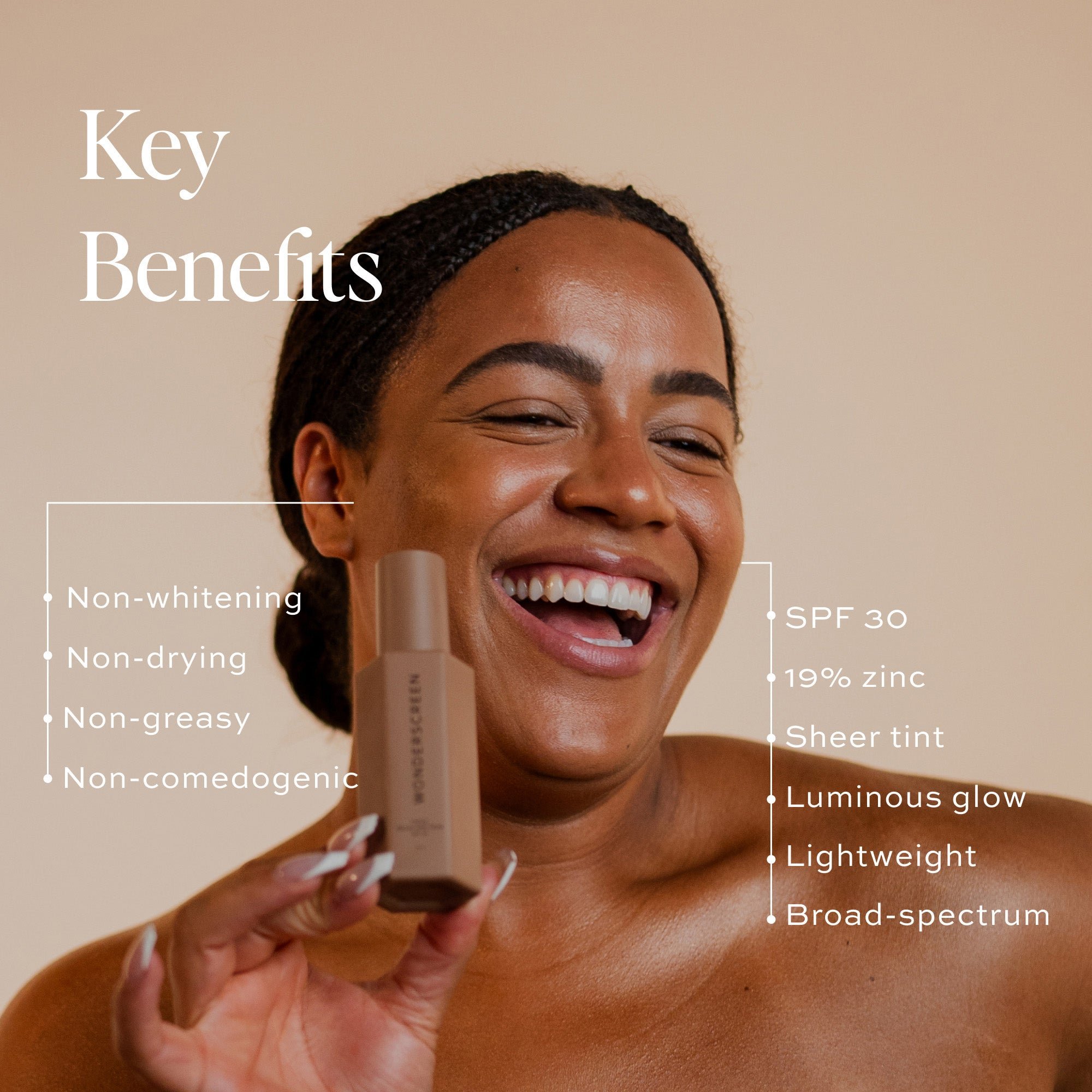 key benefits of tinted glow wonderscreen