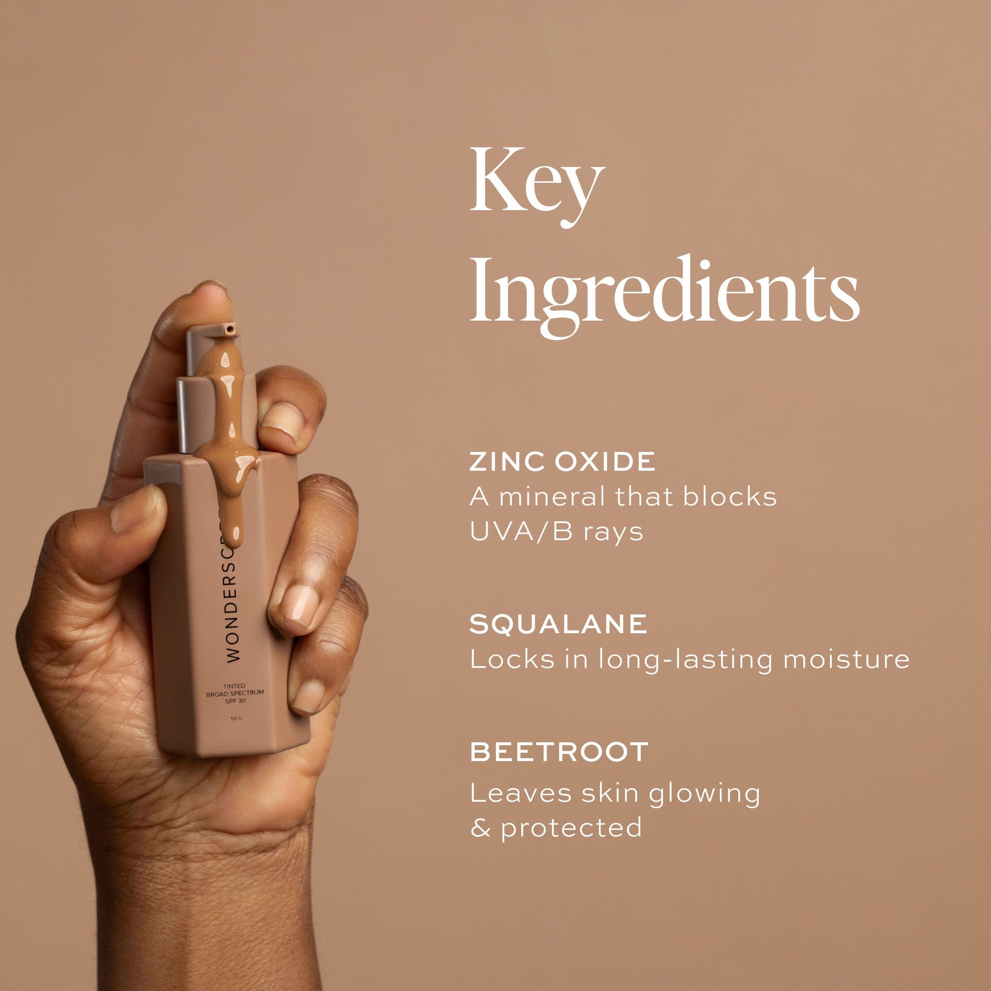 key ingredients of tinted glow wonderscreen